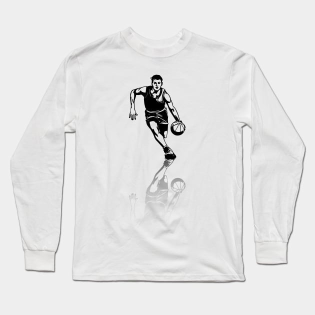 Basketball time Long Sleeve T-Shirt by omnia34